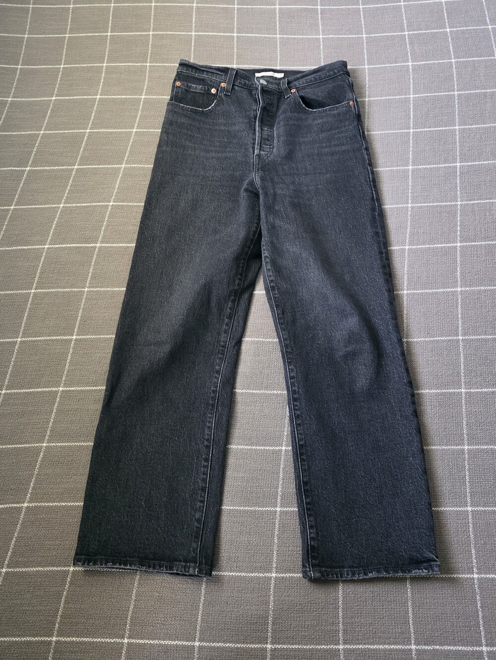 Levi's Ribcage Straight Jeans High Rise Button Fly
